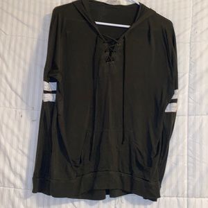 Pink Republic Long Sleeve Pullover Hoodie Size Large